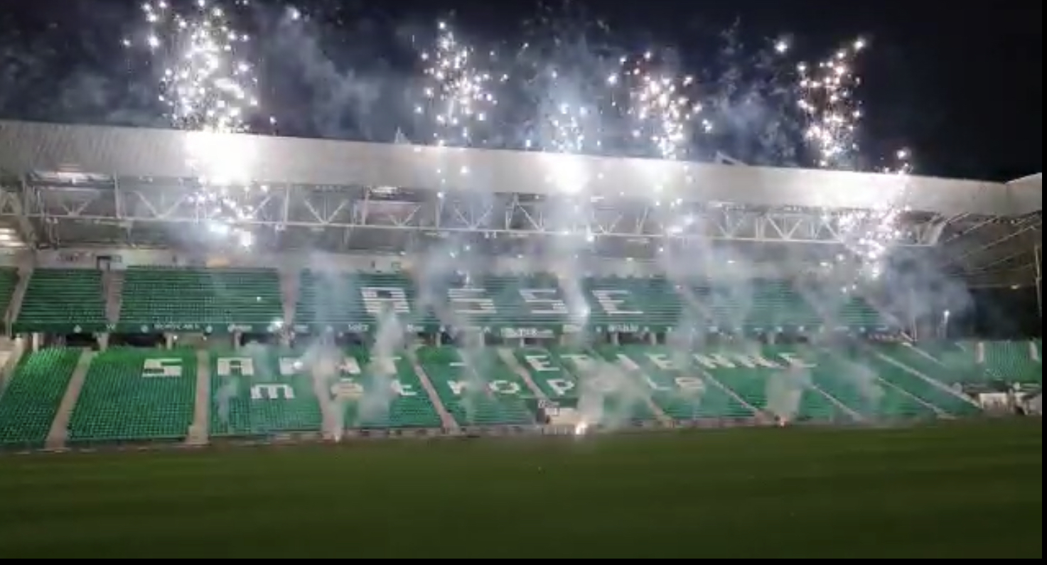 Un spectacle magnifique à Geoffroy Guichard