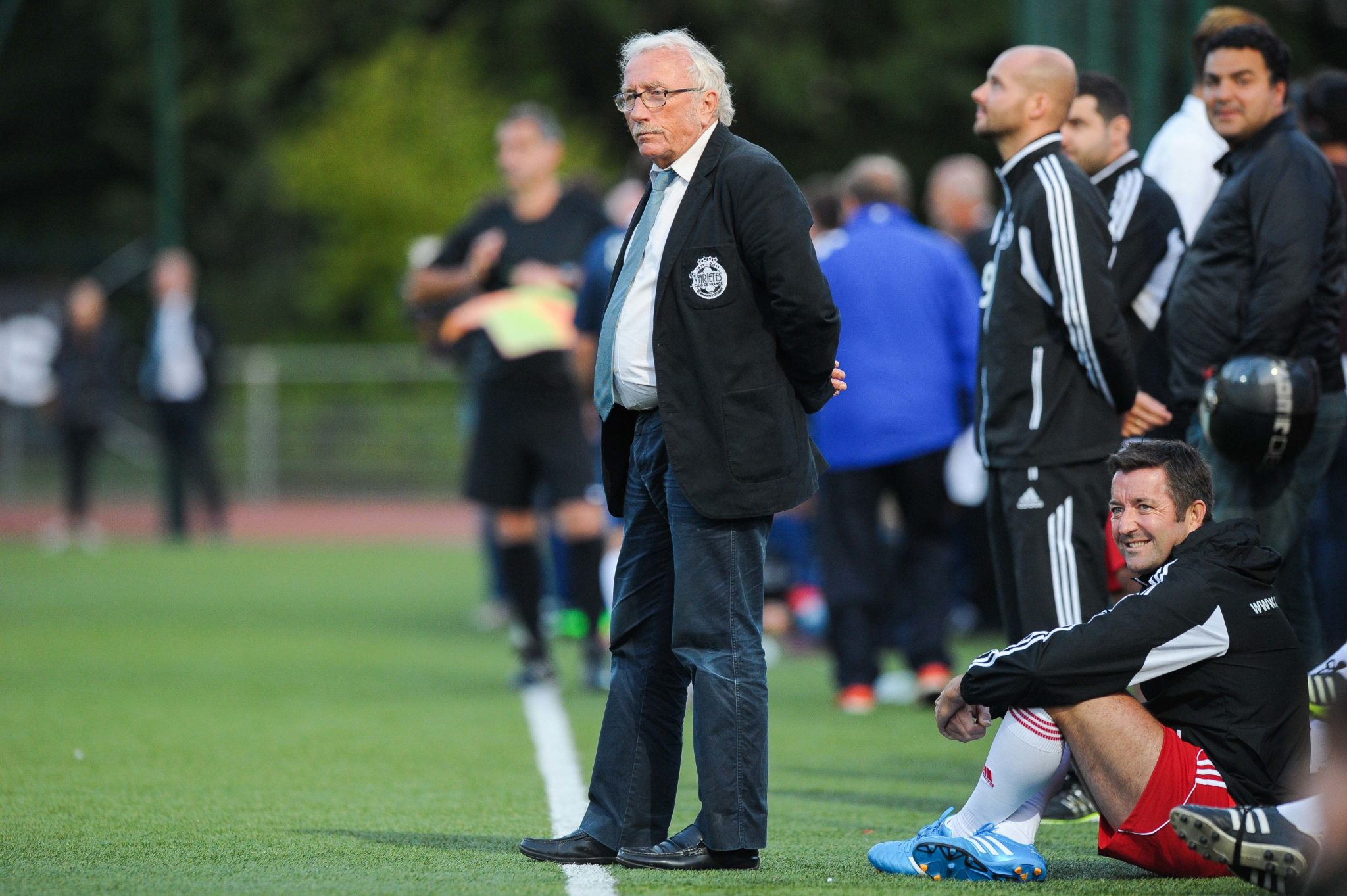 Loïc Perrin et 3 anciens Verts avec le Variétés Club à Vesoul