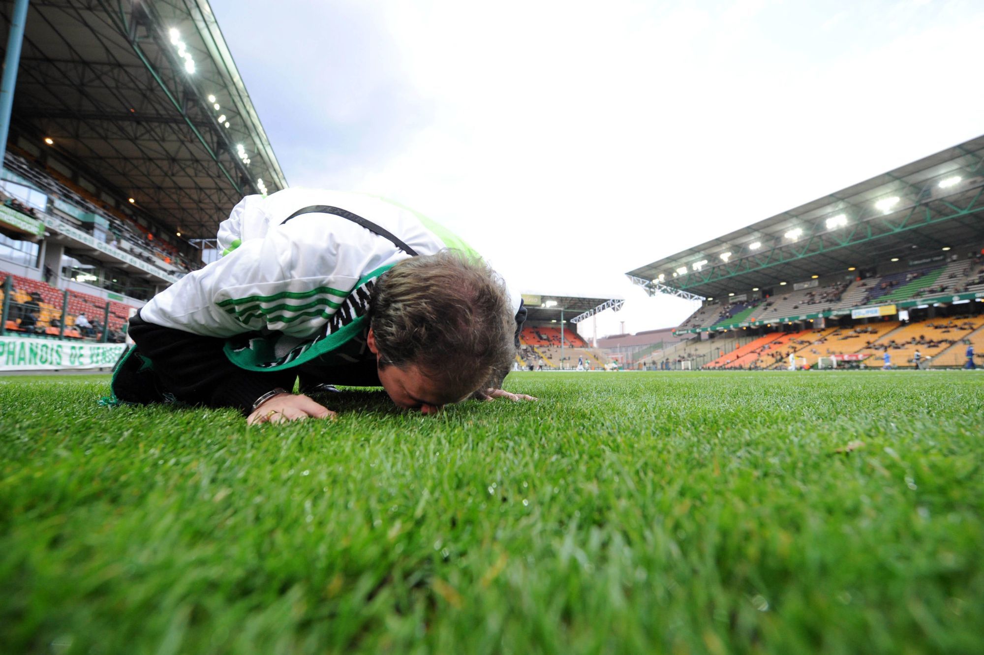 Dominique Bréard, un champion dans les tribunes de Geoffroy Guichard !