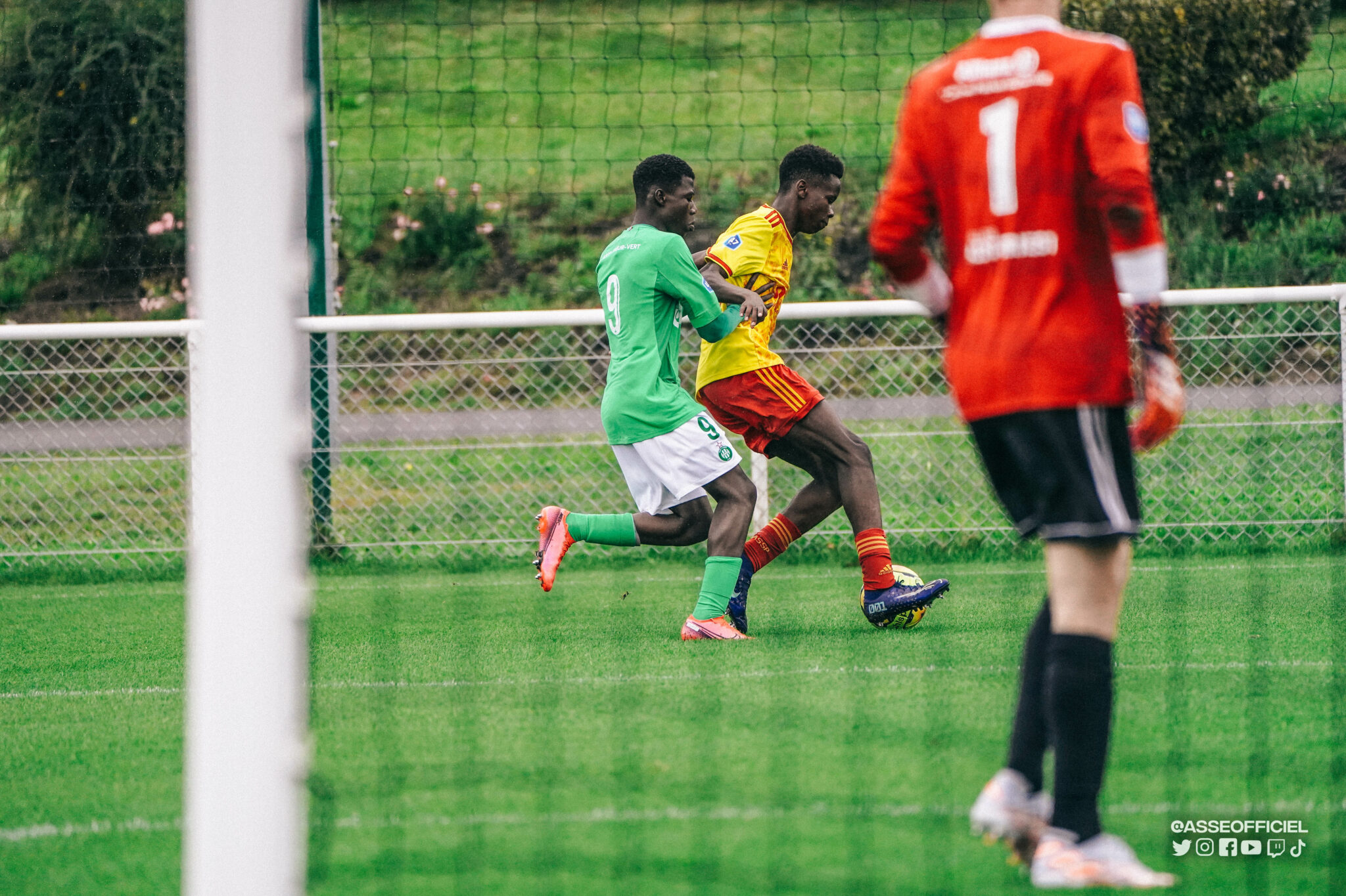 U18 : L'ASSE fait plier de coriaces veauchois !