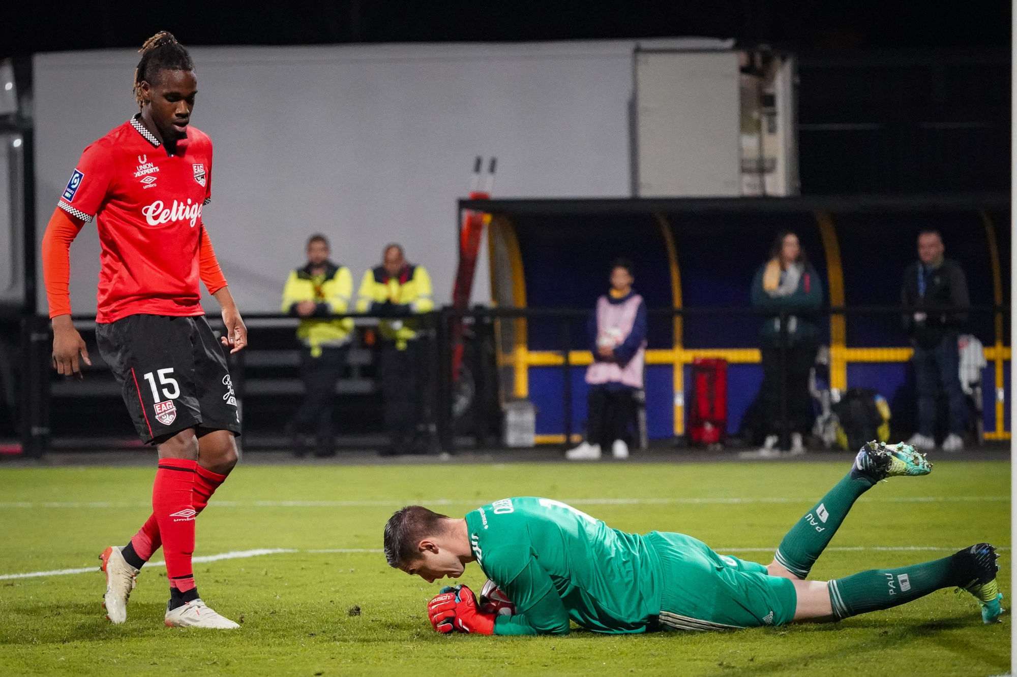 Charles Abi toujours à la peine avec Guingamp