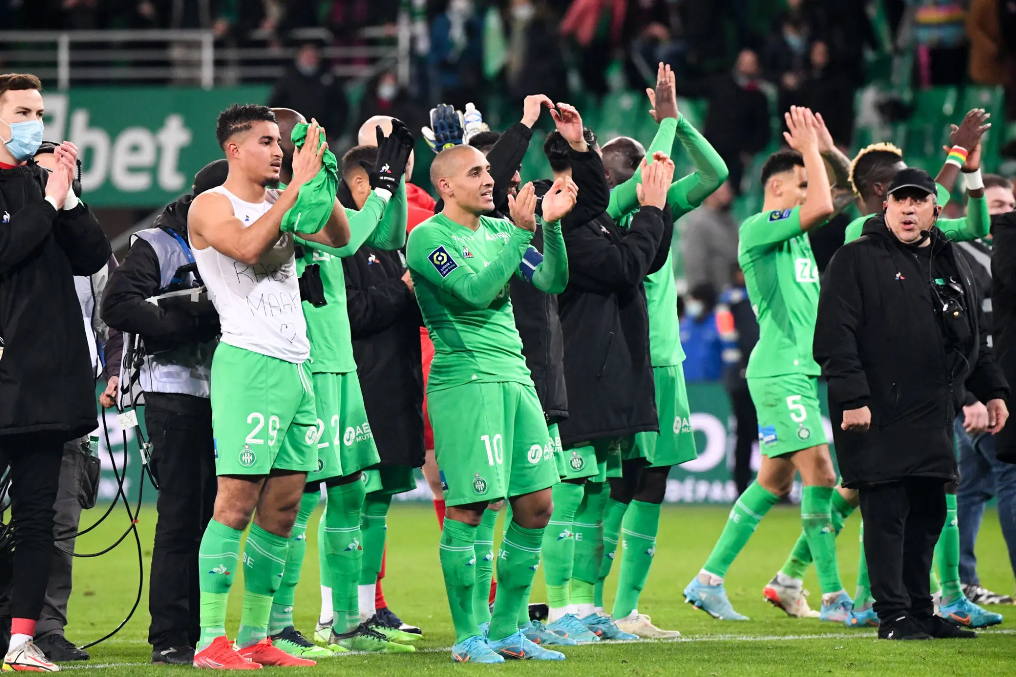 À Geoffroy Guichard : c'est football champagne 🍾
