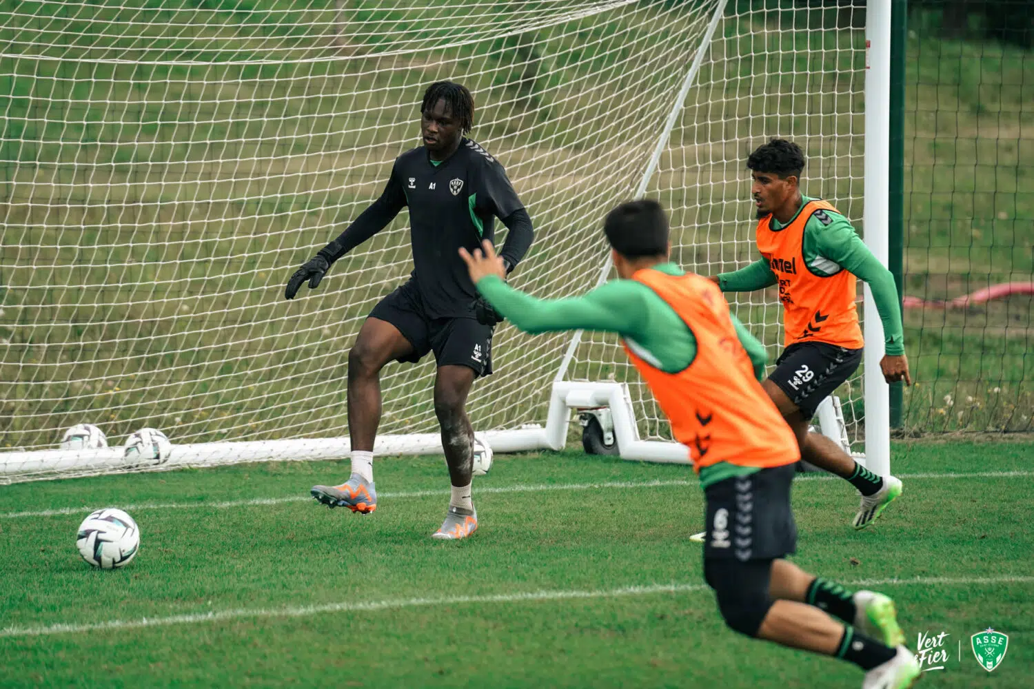 Un nouveau visage à l'entrainement d'hier !