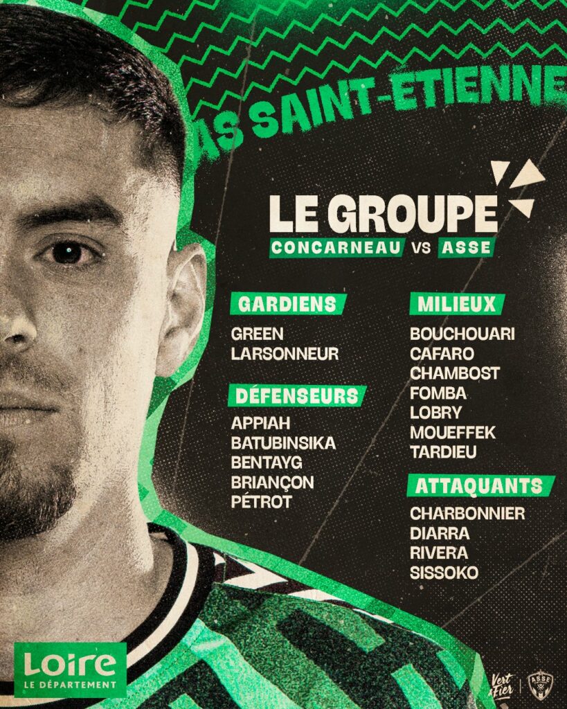 🚨 Le Groupe de l'ASSE avec une confirmation de taille !
