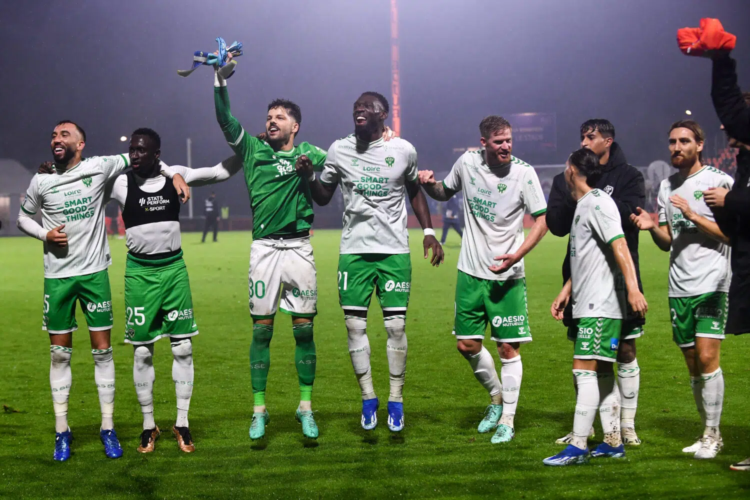 🤩 Les belles images de la célébration des Verts avec le parcage !