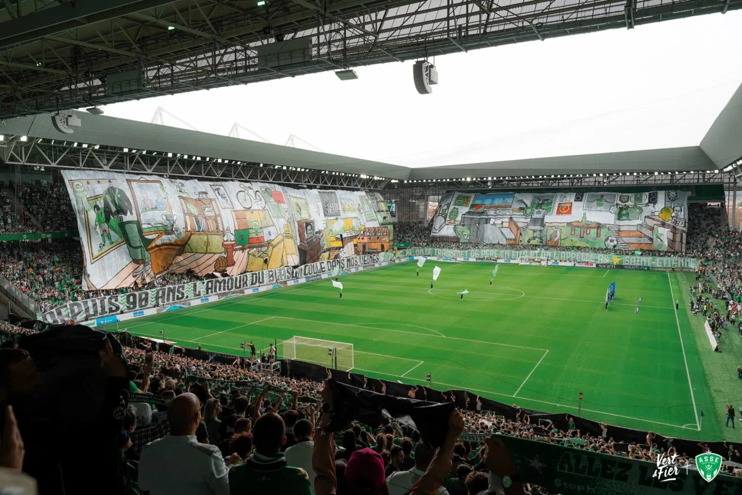 ASSE : Un supporter de Concarneau subjugué par le Chaudron !