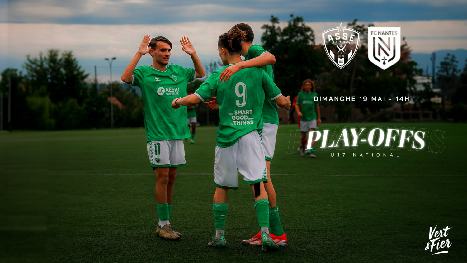 🔴 Live playoff U17 : Le quart de finale entre l’ASSE et Nantes !