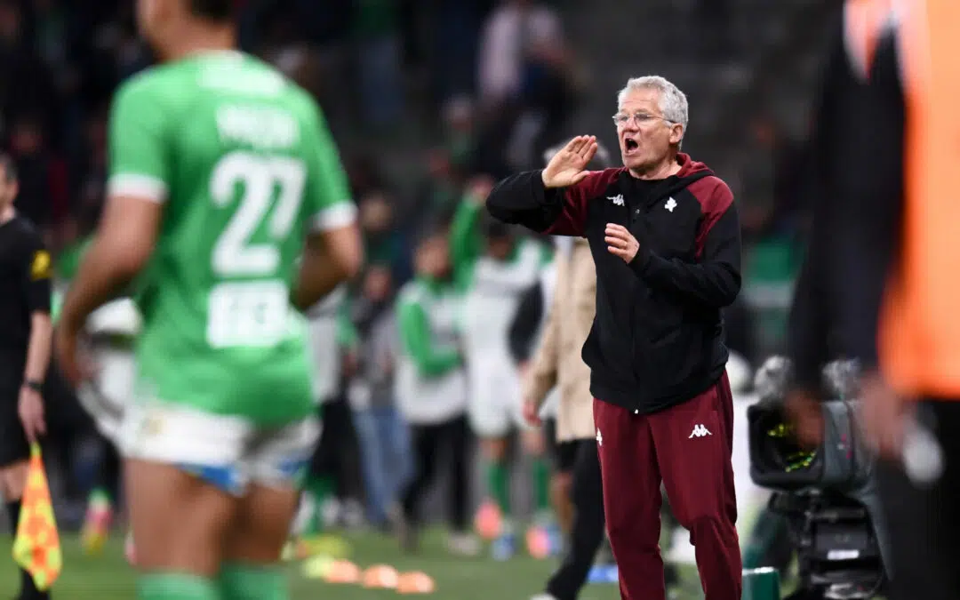 La demande de Lazlo Boloni (coach Metz) au public - ASSE