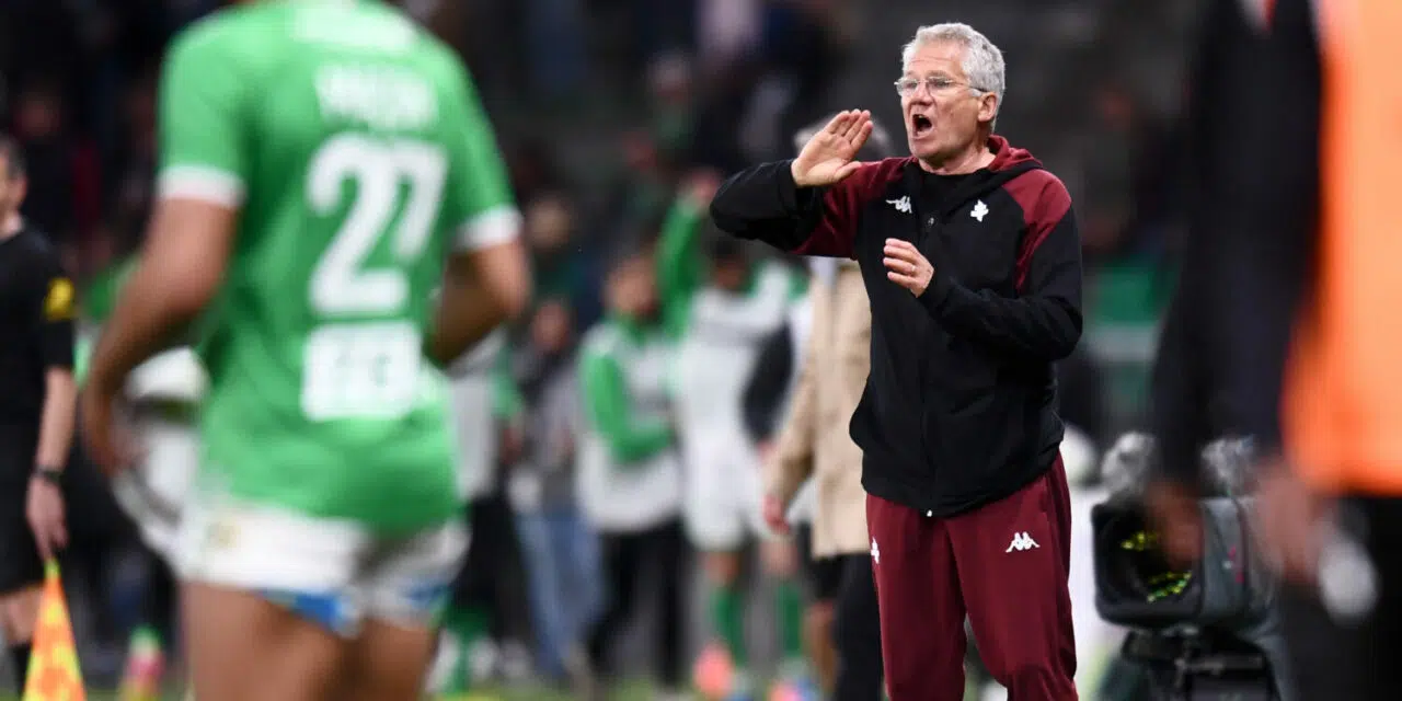 La demande de Lazlo Boloni (coach Metz) au public - ASSE