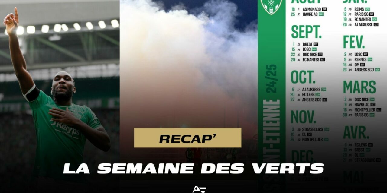 Mercato, calendrier… Retour sur la semaine de l’ASSE