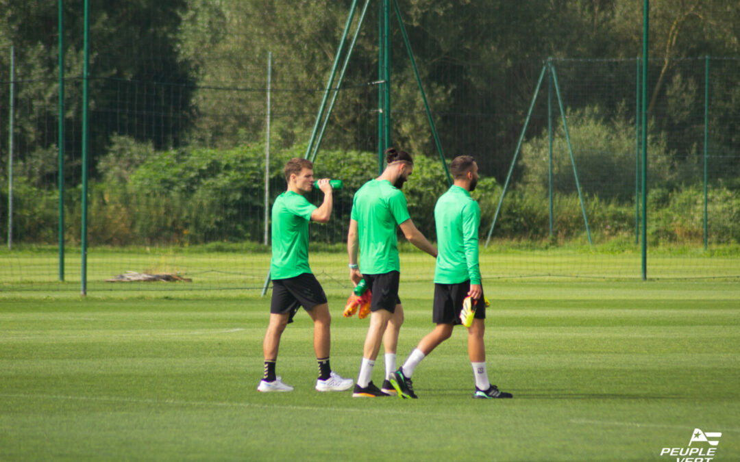 Les nouvelles recrues à l’entraînement – ASSE