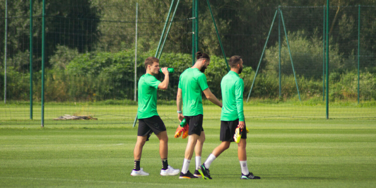 Les nouvelles recrues à l’entraînement – ASSE