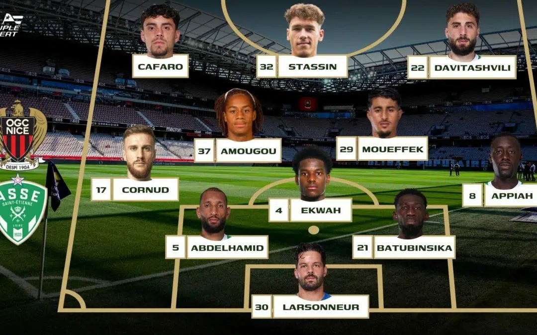 Compo probable : l'ASSE avec sa formule gagnante à Nice ?