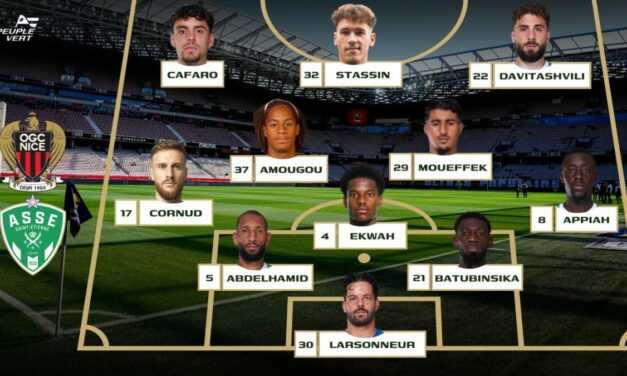 Compo probable : l'ASSE avec sa formule gagnante à Nice ?