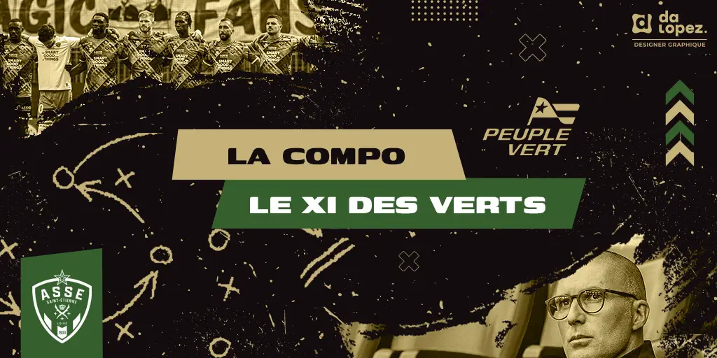 🚨 La composition de l’ASSE face à Auxerre !