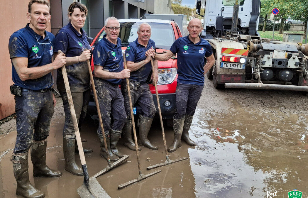 L'ASSE vient en aide aux victimes des inondations