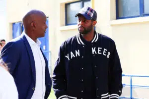 Frédéric PIQUIONNE, ambassadeur de l'UNSS ; Olivier GIRAULT, directeur de l'UNSS