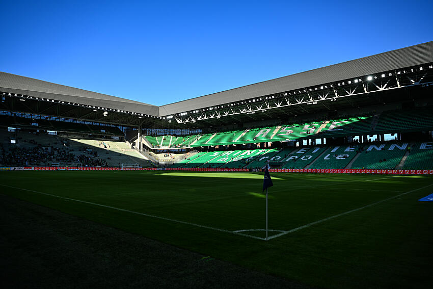 Manifestation à Geoffroy Guichard