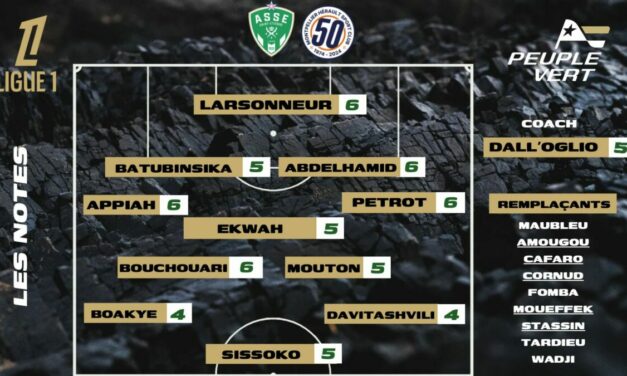 ASSE-MHSC : Les notes de la rédac' et l'homme du match !