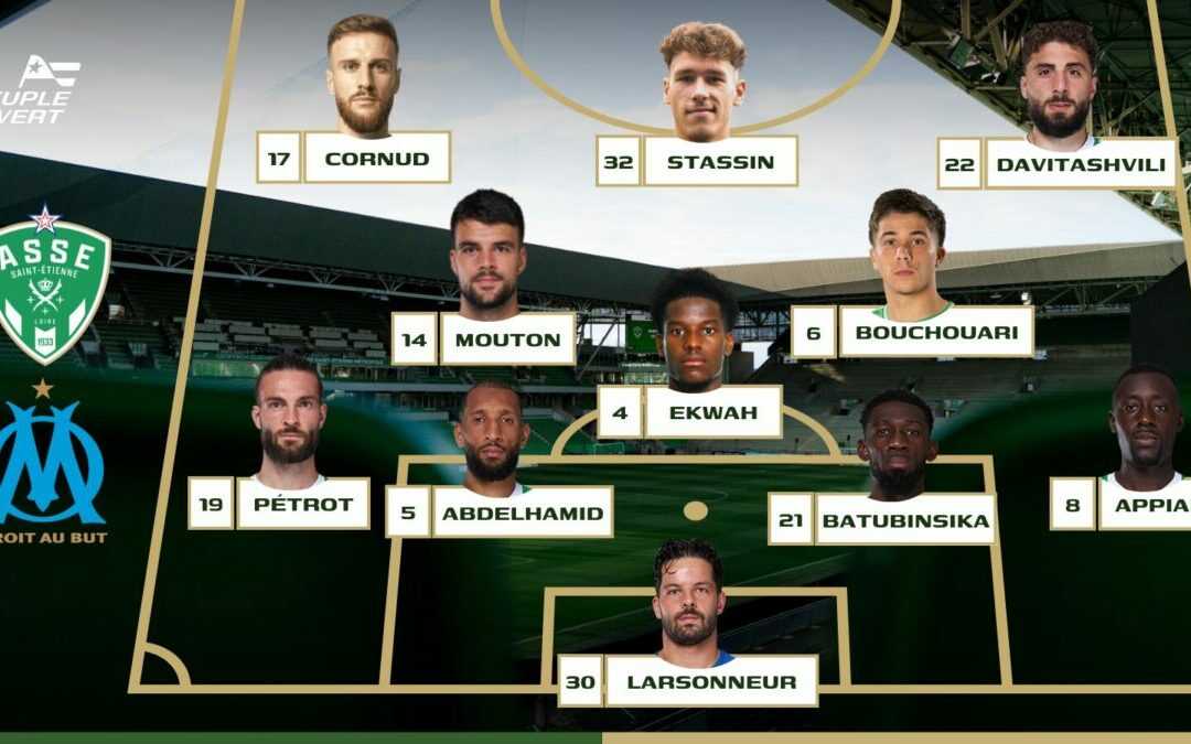 Compo probable : Un onze inédit pour l’ASSE !