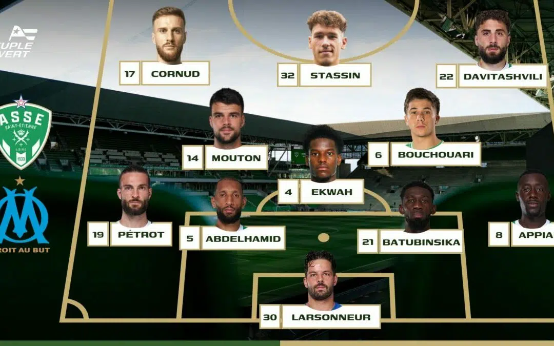Compo probable : Un onze inédit pour l’ASSE !