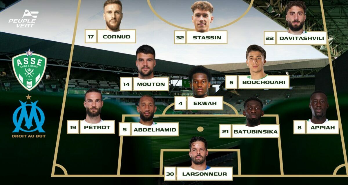 Compo probable : Un onze inédit pour l’ASSE !