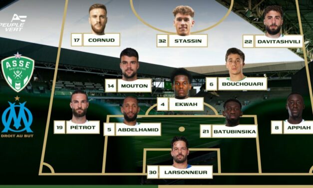 Compo probable : Un onze inédit pour l’ASSE !