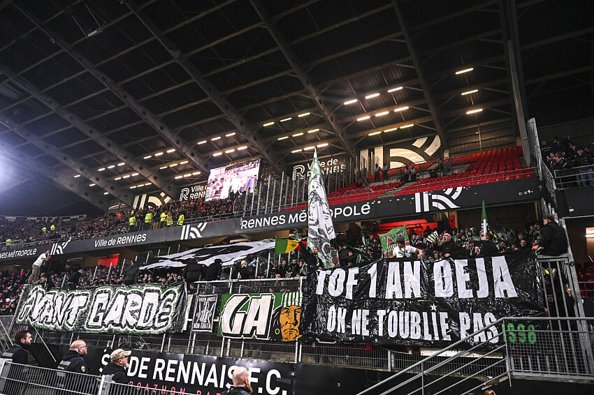 ASSE : 2 supporters ont fini au commissariat de Rennes