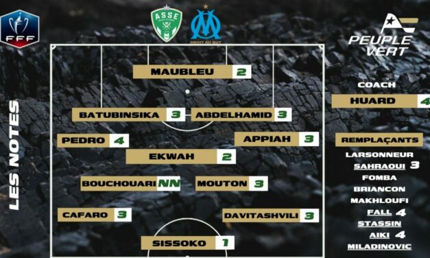 ASSE-OM : Les notes de la rédac' et l'homme du match !