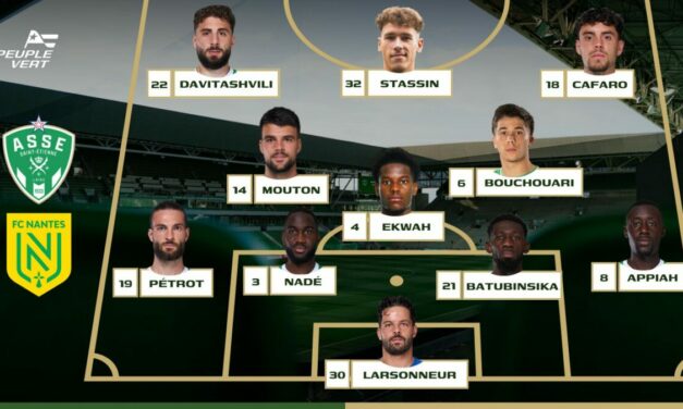 XI Probable ASSE : Horneland remet les mêmes qu’à Paris ?