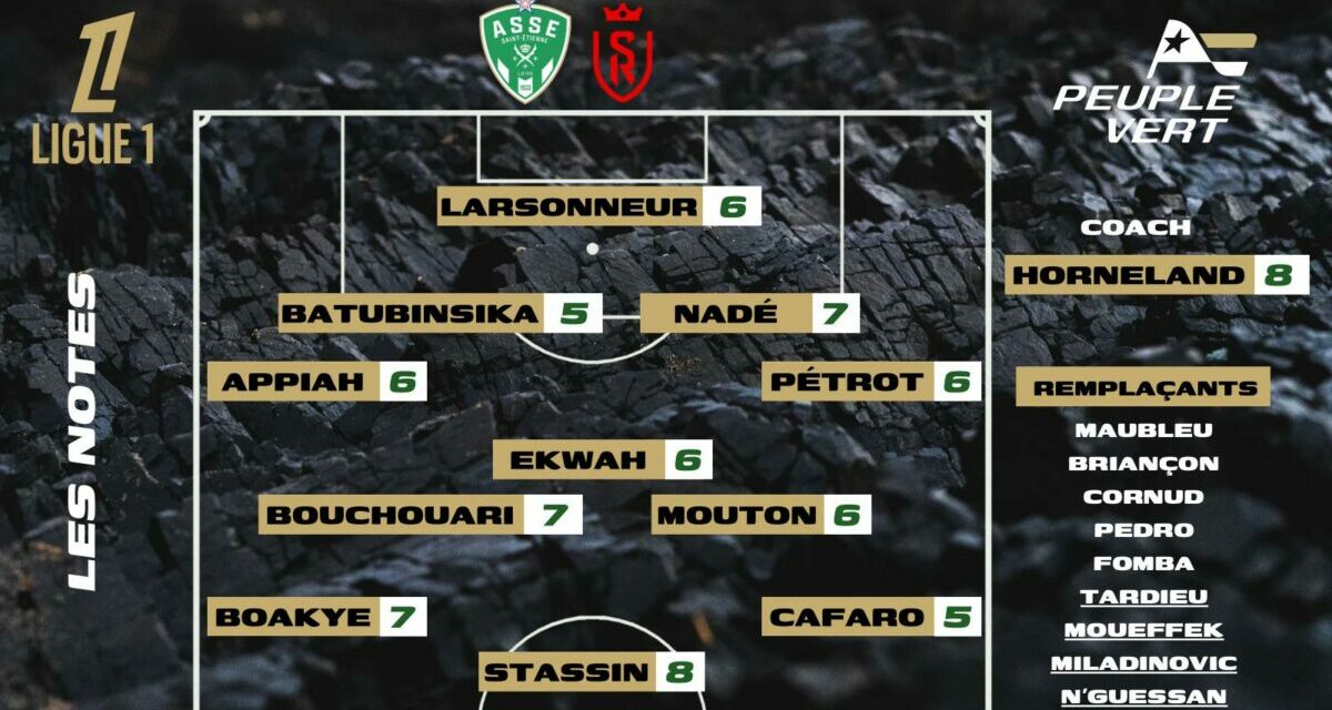 ASSE-Reims : Les notes de la rédac' et l'homme du match !