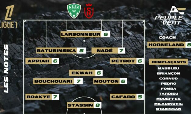 ASSE-Reims : Les notes de la rédac' et l'homme du match !
