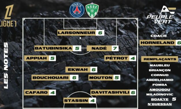 PSG-ASSE : Les notes de la rédac' et l'homme du match !