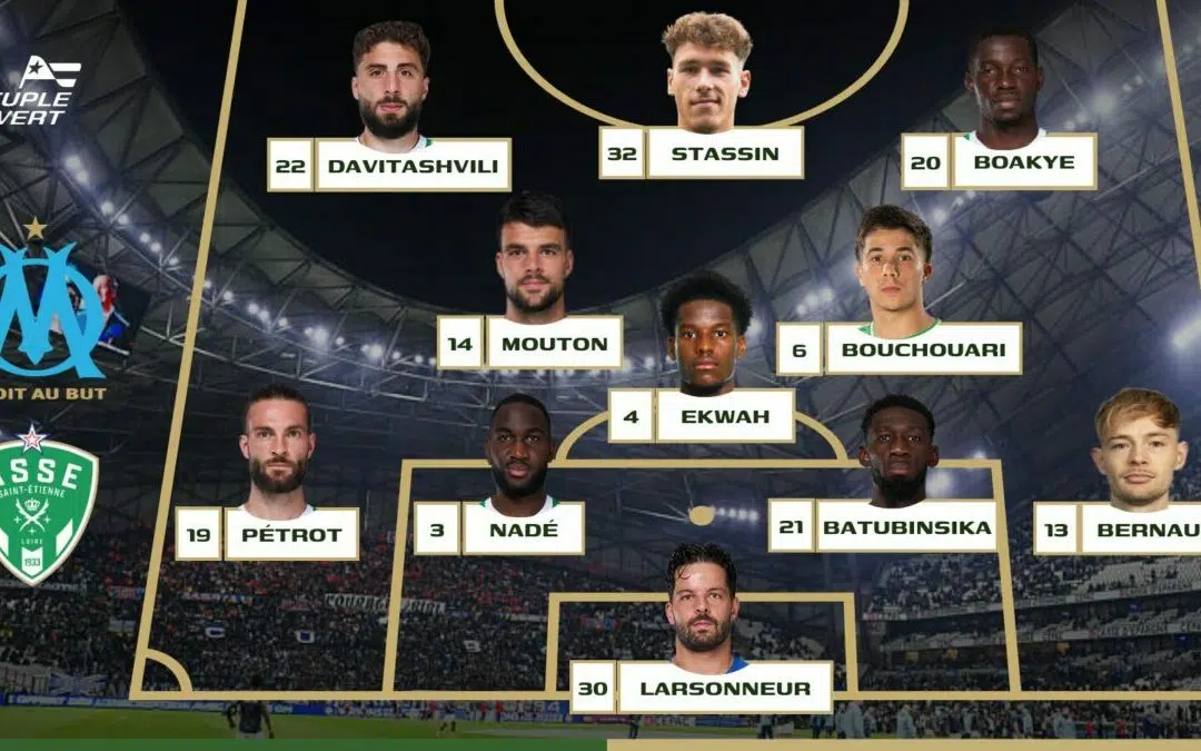XI Probable ASSE : Quel latéral droit face à l’OM ?