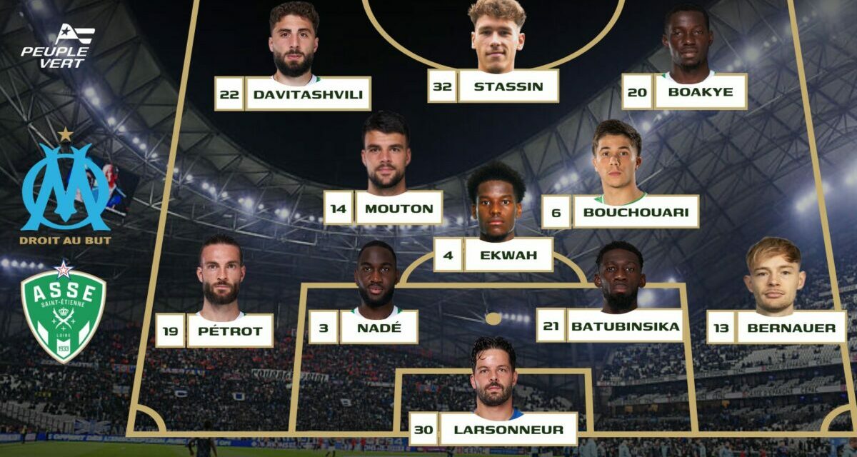 XI Probable ASSE : Quel latéral droit face à l’OM ?