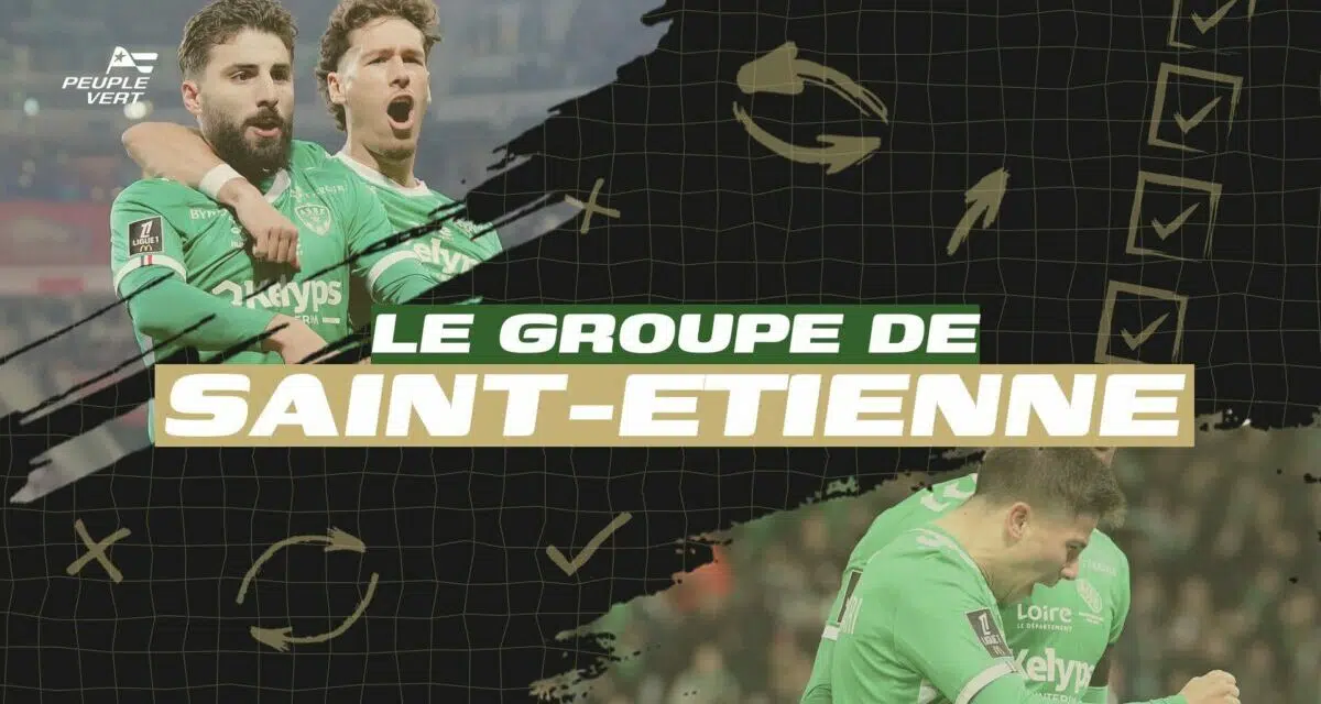 Ligue 1 : Le groupe de l'ASSE avec un retour !