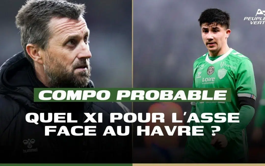 XI probable ASSE : Défense inédite pour les Verts !