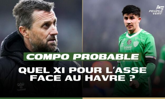 XI probable ASSE : Défense inédite pour les Verts !