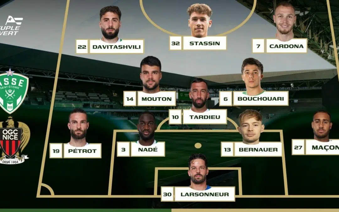 ASSE-Nice : La compo probable avec 2 changements !