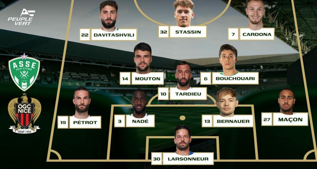 ASSE-Nice : La compo probable avec 2 changements !