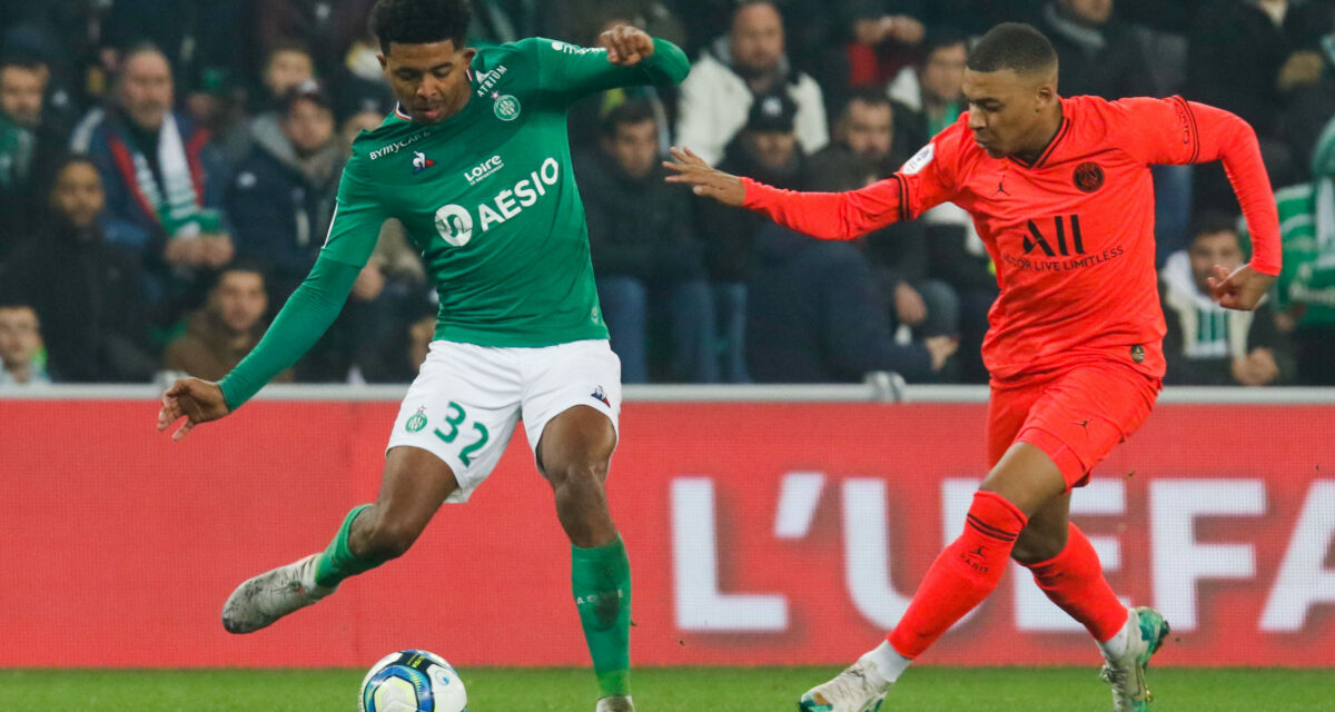 Kylian Mbappé vient au chevet de Wesley Fofana - ASSE