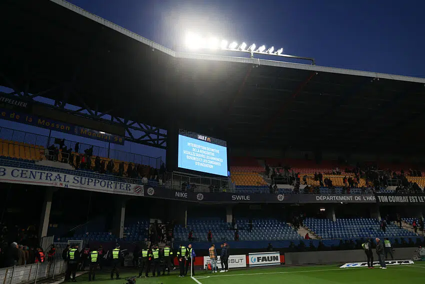 Montpellier - ASSE : Quelles sanctions après l'arrêt du match ?