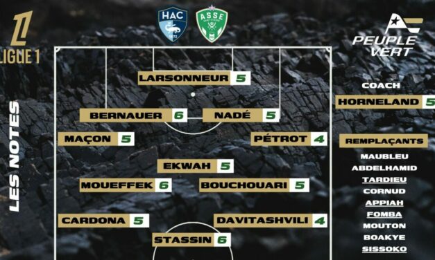 Le Havre-ASSE : Les notes de la rédac' et l'homme du match !