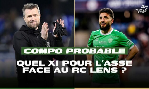 ASSE : La compo probable contre Lens avec un changement !