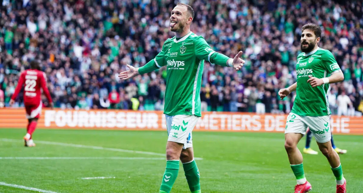 ASSE : Les 3 buts stéphanois contre Brest !