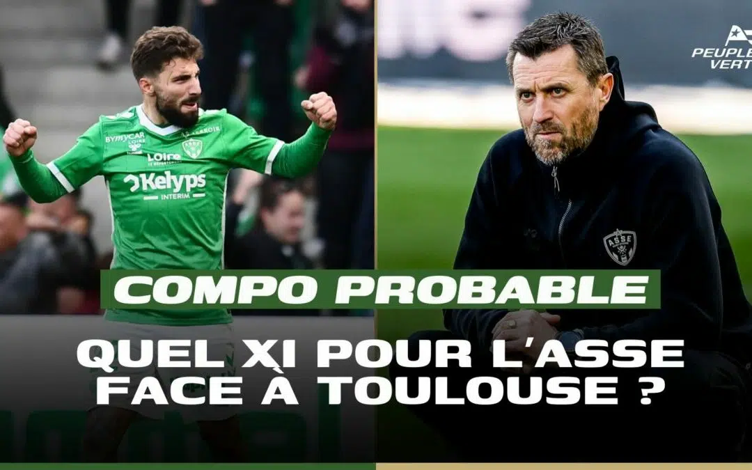 ASSE : Un XI probable avec 2 choix forts face au TFC !