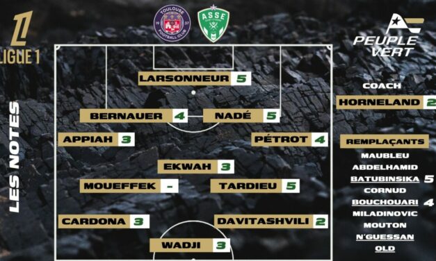 ASSE-TFC : Les notes de la rédac' et l'homme du match !
