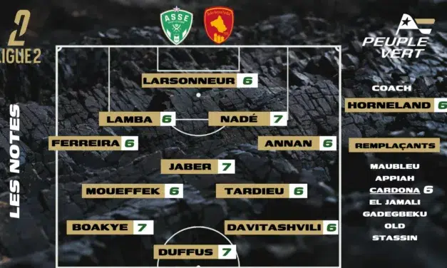 ASSE-Rodez : Les notes de la r&eacute;dac' et l'homme du match !