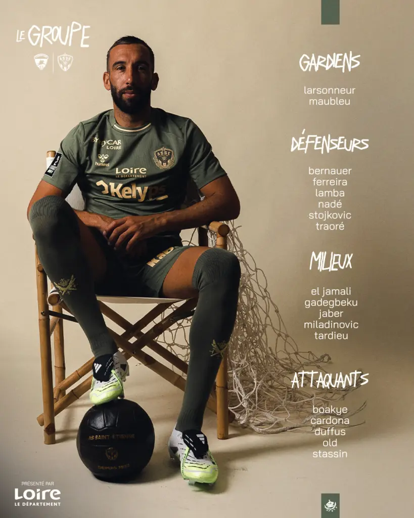 ASSE : Le groupe sans Davitashvili mais avec 2 incertains !
