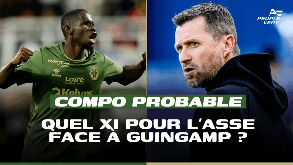 Compo probable ASSE : 2 changements attendus dans le onze !